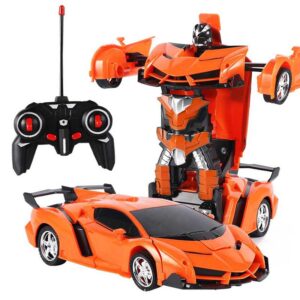 Super Robot Car Remote Control One-key Automatic Transform Robot ...